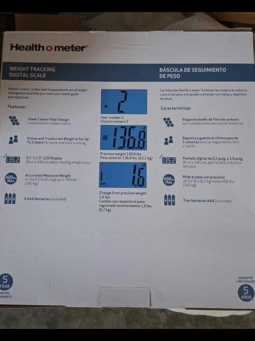 Health o Meter digital bathroom